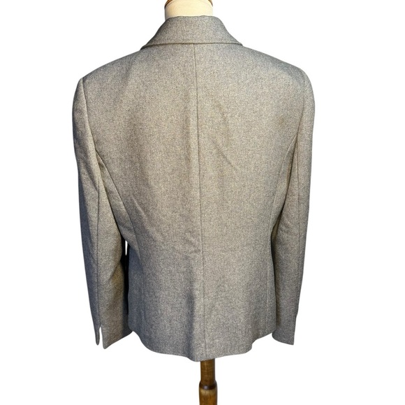 Le Suit Gray Blazer Elegant Suit Jacket - Picture 2 of 7